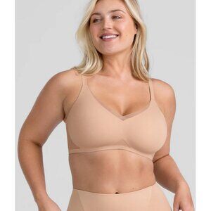 HONEYLOVE CROSSOVER WIRELESS BRA SAND SIZE XL - Sand